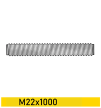 Závitová tyč M22x1000 - Tvrdosť 8,8