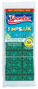 Hubka na riad Spontex Mosaik 3ks