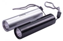 Svietidlo Strend Pro Flashlight NX1051, 50 lm, USB nabíjanie, čierna/strieborná, 77x19 mm