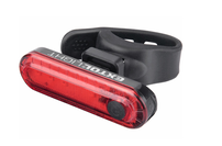 Svietidlo zadné na bicykel červené, 3,7V/220mAh Li-pol, USB nabíjanie, Extol 43138